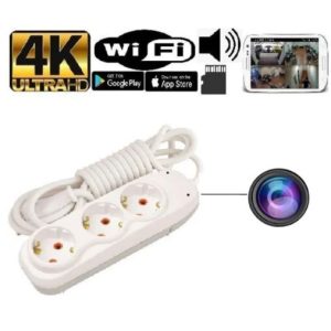 Kablolu / Kablosuz Priz Gizli IP Kamera – 4K | Canlı İzleme